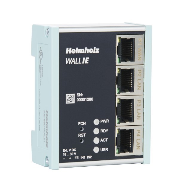 Helmholz WALL IE – Industrial NAT Gateway/Firewall, 700-860-WAL01