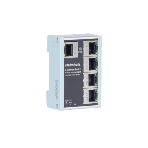 Helmholz Industrial Ethernet Switch 5-Port Unmanaged 10/100/1000Mbit
