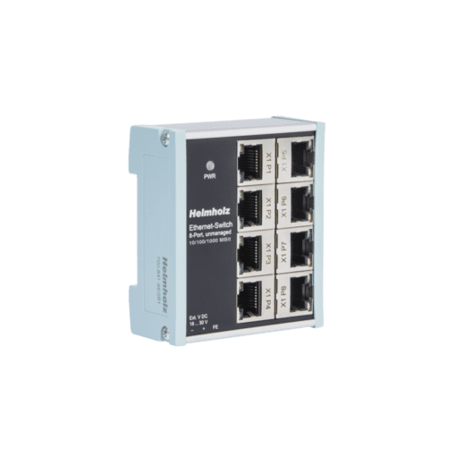 Helmholz Industrial Ethernet Switch 8-Port Unmanaged 10/100/1000Mbit