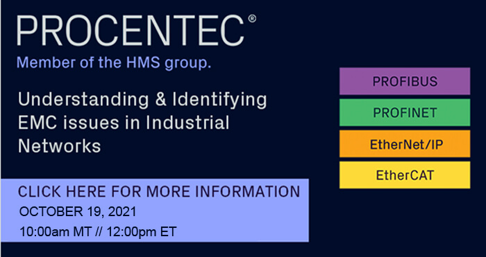 Procentec EMC Issues in Industrial Networks Webinar