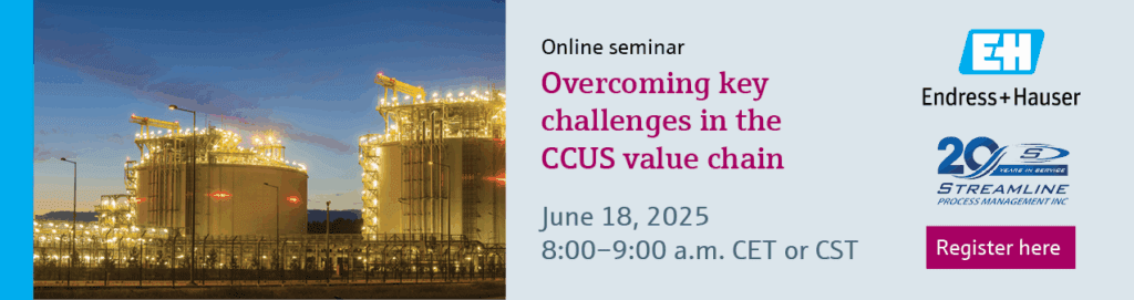Endress+Hauser CCUS Webinar